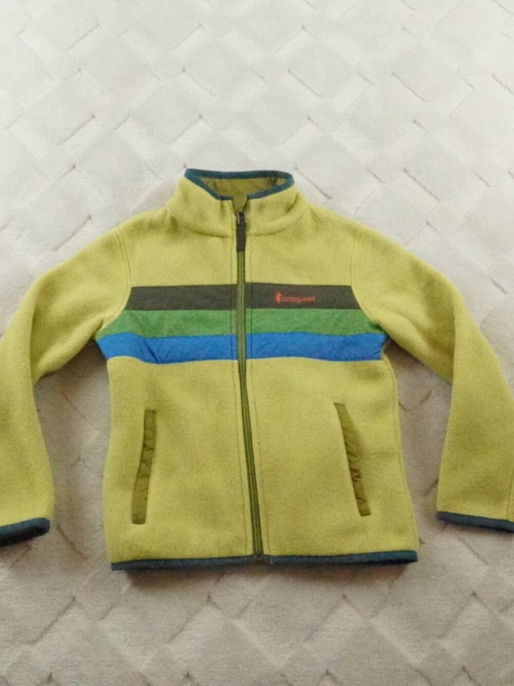 cotopaxi Kids Teca Fleece Jacket Extra Small Youth Green Full Zip